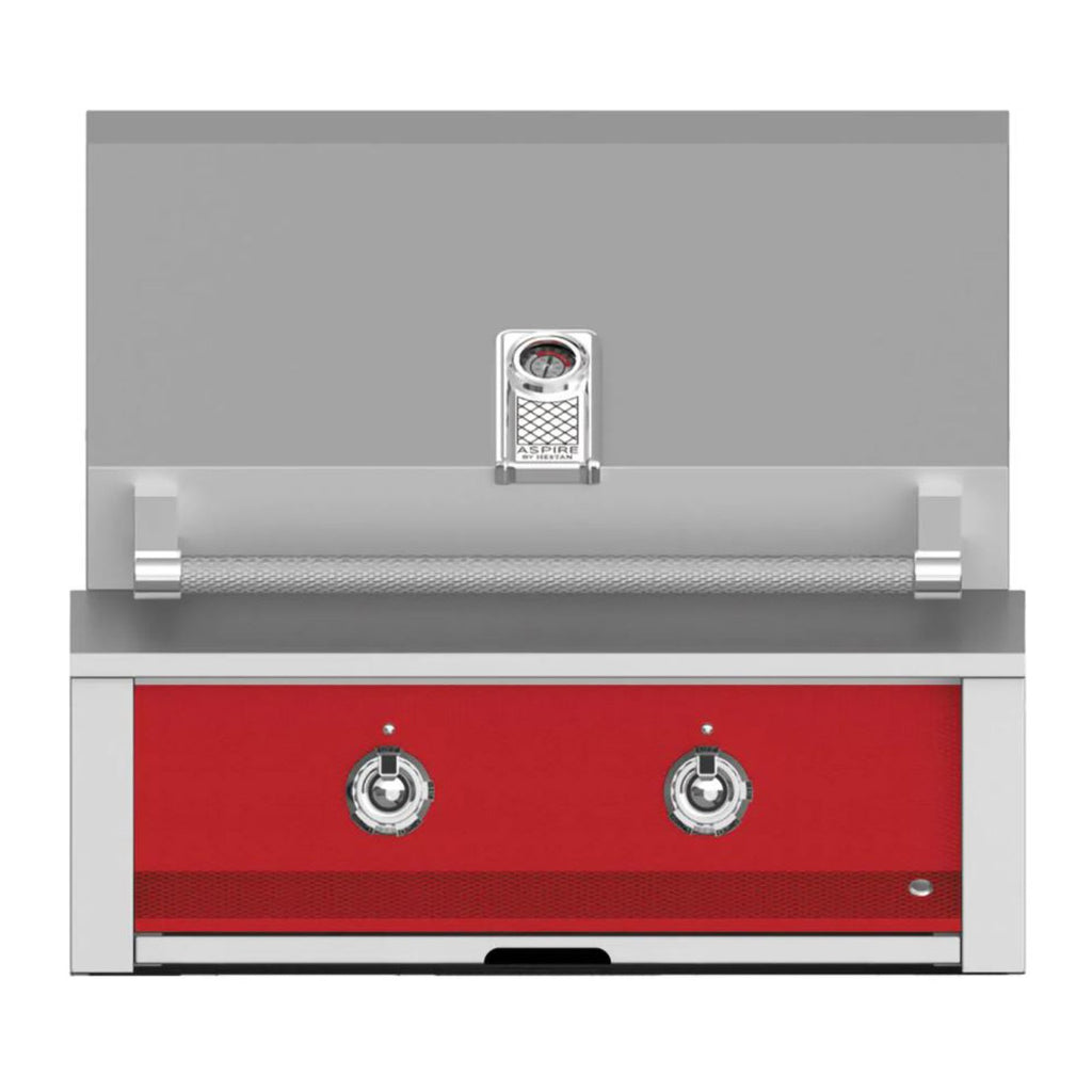 Aspire by Hestan 30-Inch Natural Gas Built-In Grill, 1 U-Burner and 1 Sear (Matador Red) - EMB30-NG-RD