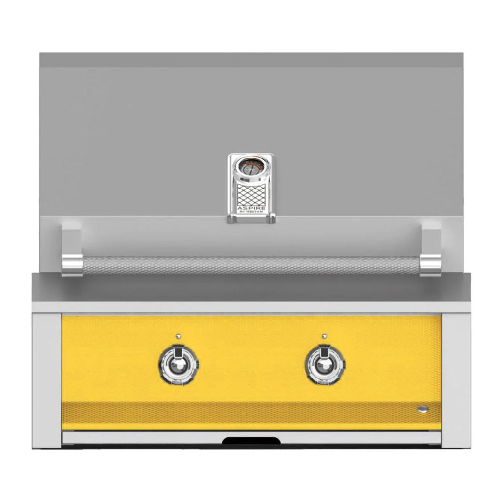 Aspire by Hestan 30-Inch Natural Gas Built-In Grill, 1 U-Burner and 1 Sear (Sol Yellow) - EMB30-NG-YW