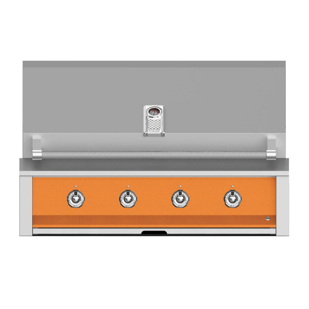 Aspire by Hestan 42-Inch Propane Gas Built-In Grill, 3 U-Burner and 1 Sear (Citra Orange) - EMB42-LP-OR