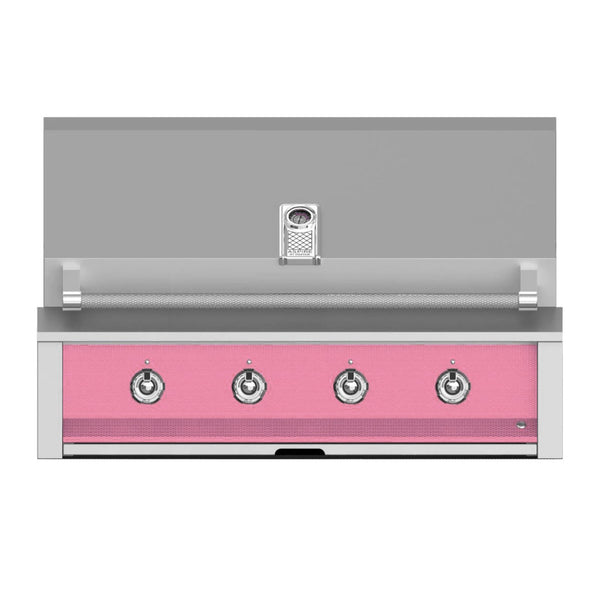 Aspire by Hestan 42-Inch Propane Gas Built-In Grill, 3 U-Burner and 1 Sear (Reef Pink) - EMB42-LP-PK