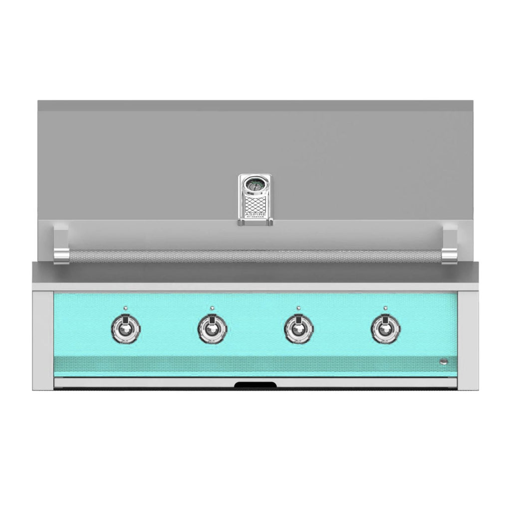 Aspire by Hestan 42-Inch Propane Gas Built-In Grill, 3 U-Burner and 1 Sear (Bora Bora Turquoise) - EMB42-LP-TQ