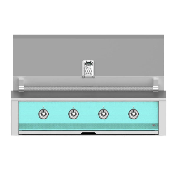 Aspire by Hestan 42-Inch Propane Gas Built-In Grill, 3 U-Burner and 1 Sear (Bora Bora Turquoise) - EMB42-LP-TQ