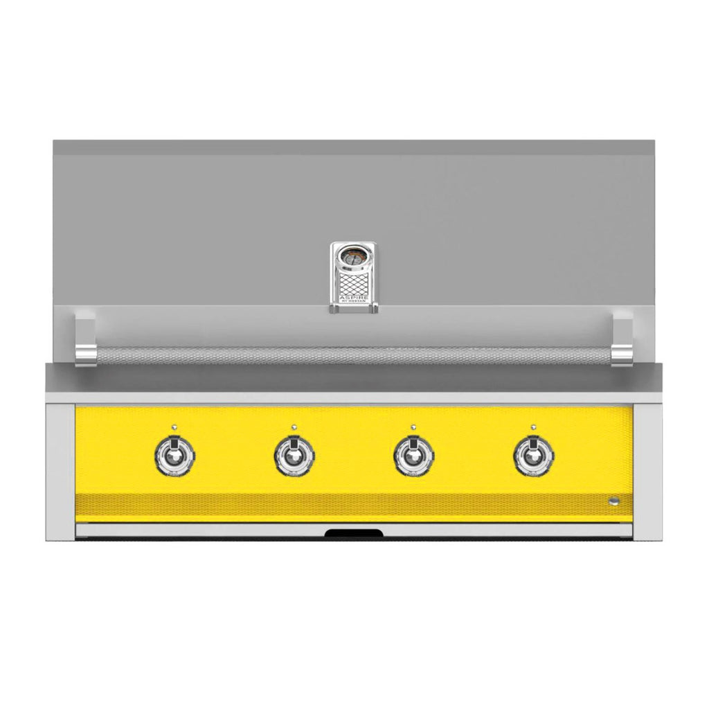 Aspire by Hestan 42-Inch Propane Gas Built-In Grill, 3 U-Burner and 1 Sear (Sol Yellow) - EMB42-LP-YW