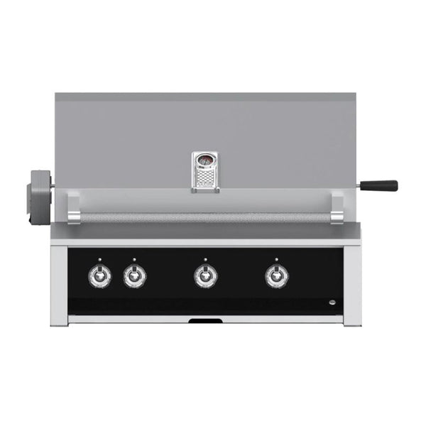 Aspire by Hestan 36-Inch Natural Gas Built-In Grill, 2 U-Burner - 1 Sear w/ Rotisserie (Stealth Black) - EMBR36-NG-BK