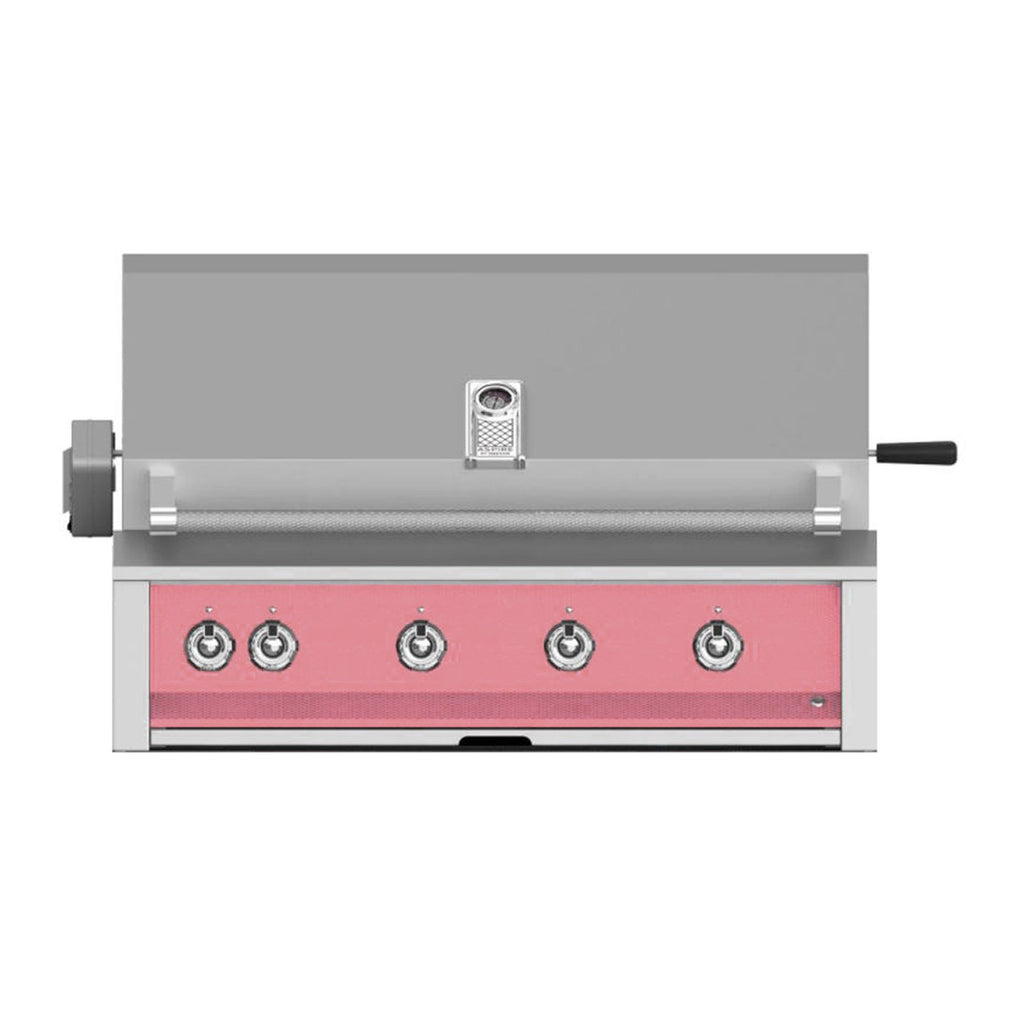 Aspire by Hestan 42-Inch Propane Gas Built-In Grill, 3 U-Burner - 1 Sear w/ Rotisserie (Reef Pink) - EMBR42-LP-PK