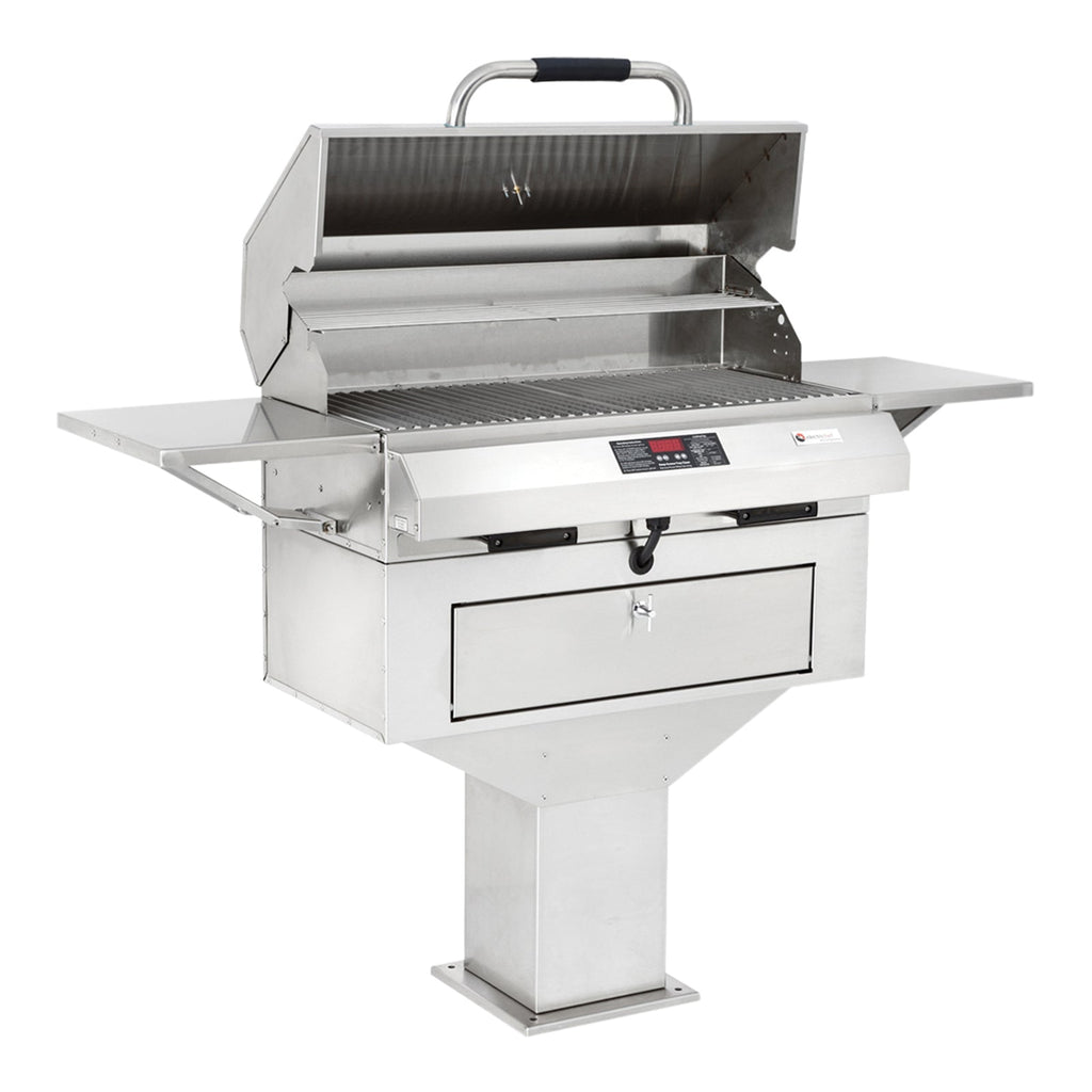 Electri-Chef Emerald 24-Inch 3520 Volt Electric Freestanding Grill On Pedestal Base - 4400-EC-336-PB-24