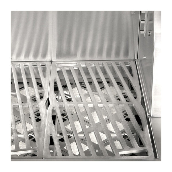 Hestan 42-Inch Propane Gas Freestanding Deluxe Grill with Double Side Burner, 1 Sear - 3 Trellis w/ Rotisserie in Stainless Steel - GMBR42CX2-LP