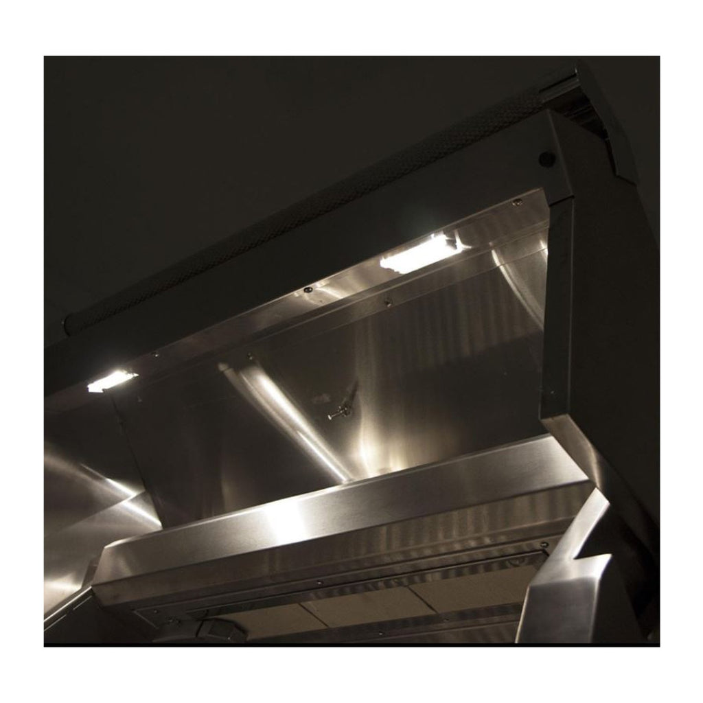 Hestan 42-Inch Natural Gas Built-In Grill, 1 Sear - 3 Trellis w/Rotisserie in Black - GMBR42-NG-BK