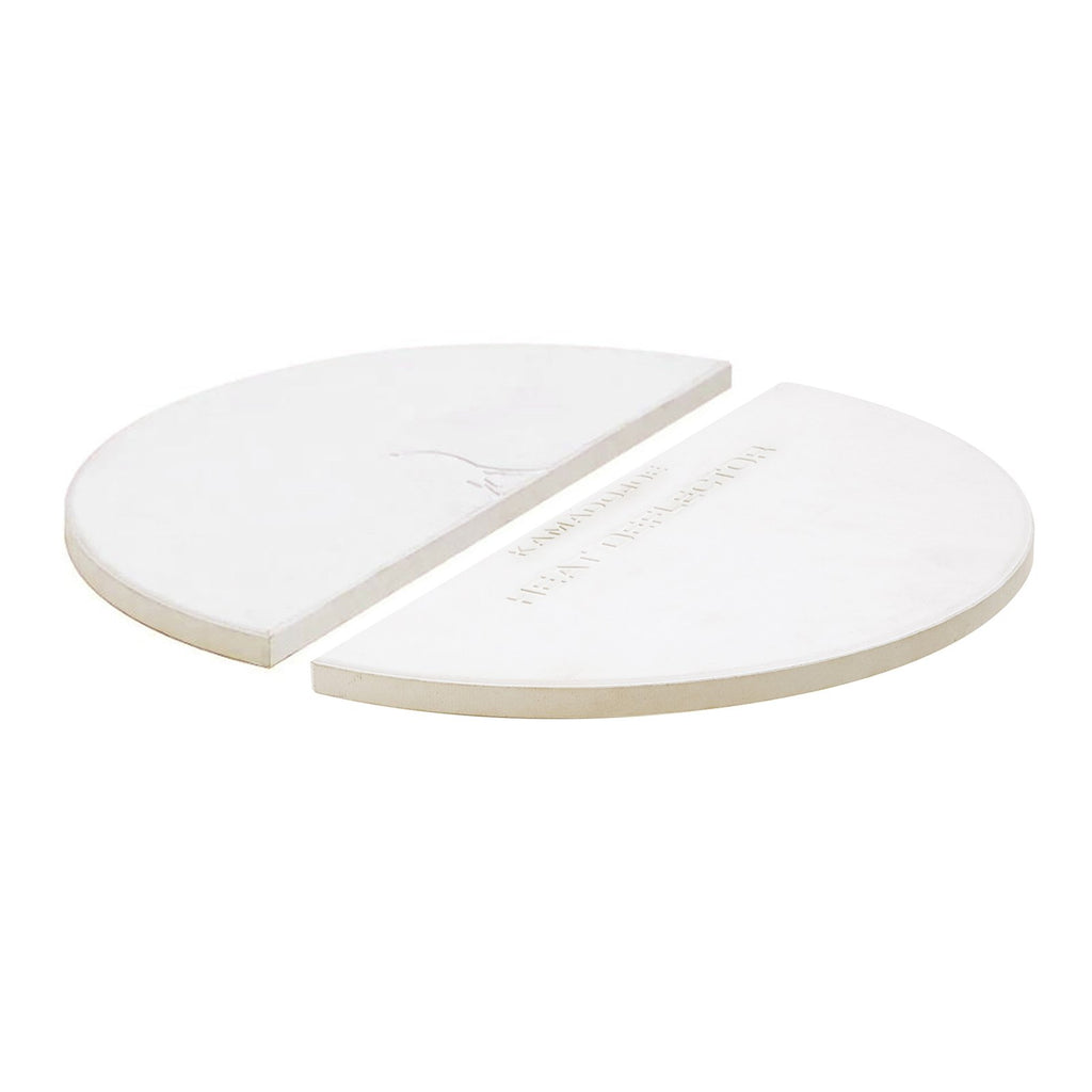 Kamado Joe Freestanding 24-Inch Big Joe III Red w/ Cart, Hyperbolic Insert, Aluminum Side Shelve, Heat Deflector, Divide & Conquer System - KJ15041021