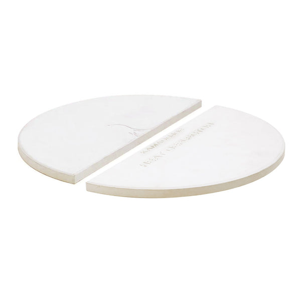 Kamado Joe Freestanding 24-Inch Big Joe III Red w/ Cart, Hyperbolic Insert, Aluminum Side Shelve, Heat Deflector, Divide & Conquer System - KJ15041021