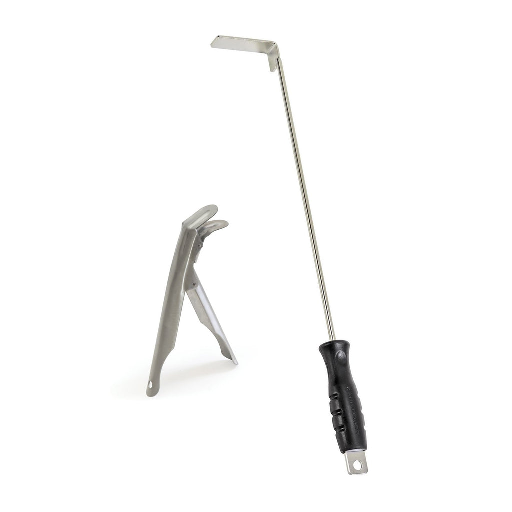 Kamado Joe Freestanding 24-Inch Big Joe III Red w/ Cart, Hyperbolic Insert, Aluminum Side Shelve, Heat Deflector, Divide & Conquer System - KJ15041021