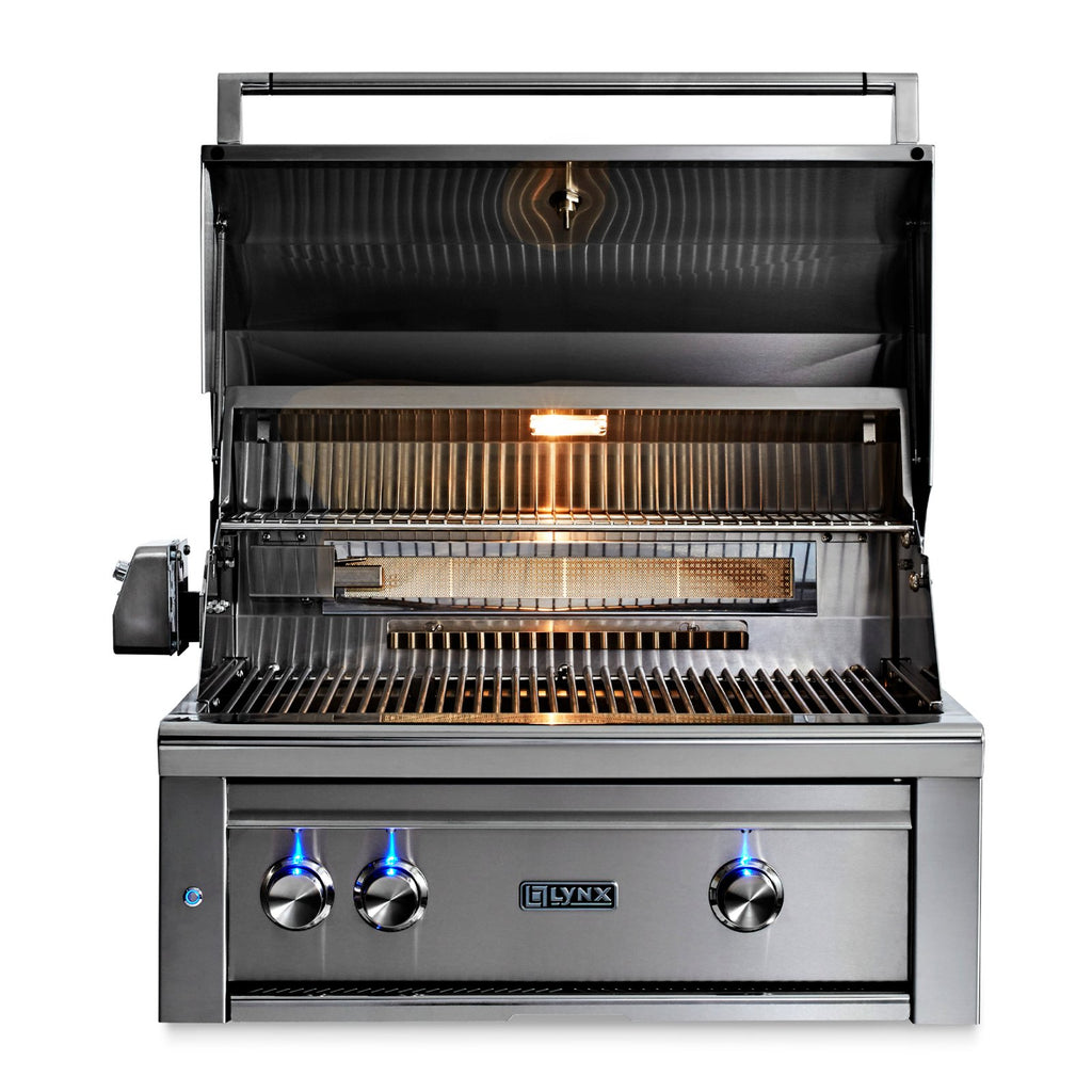 Lynx Professional 30-Inch Propane Gas Built-In Grill w/ Rotisserie - L30R-3-LP