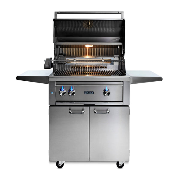 Lynx Professional 30-Inch Propane Gas Freestanding Grill -  1 Trident Sear Burner w/ Rotisserie - L30TRF-LP
