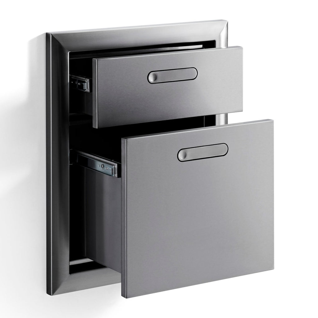 Lynx Professional 19-Inch Ventana Extra Large Double Storage Drawers - Ventana - LDW19-4