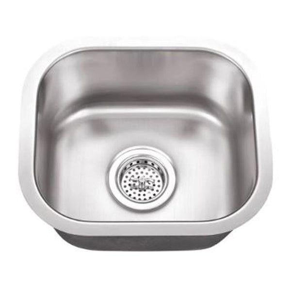 E2 Stainless 18 Gauge 15x12x7 Stainless Steel Rectangular Sink - M1512-18