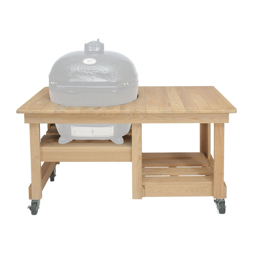 Primo Cypress Countertop Table for Oval JR 200 Grills - PG00614