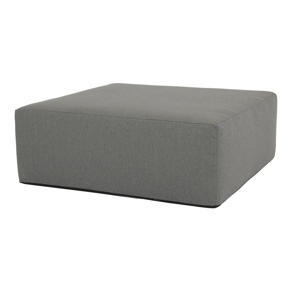 Sunset West 48-Inch Square Coffee Table/Ottoman In Sunbrella Fabric Heritage Granite - Pouf-CO48SQ