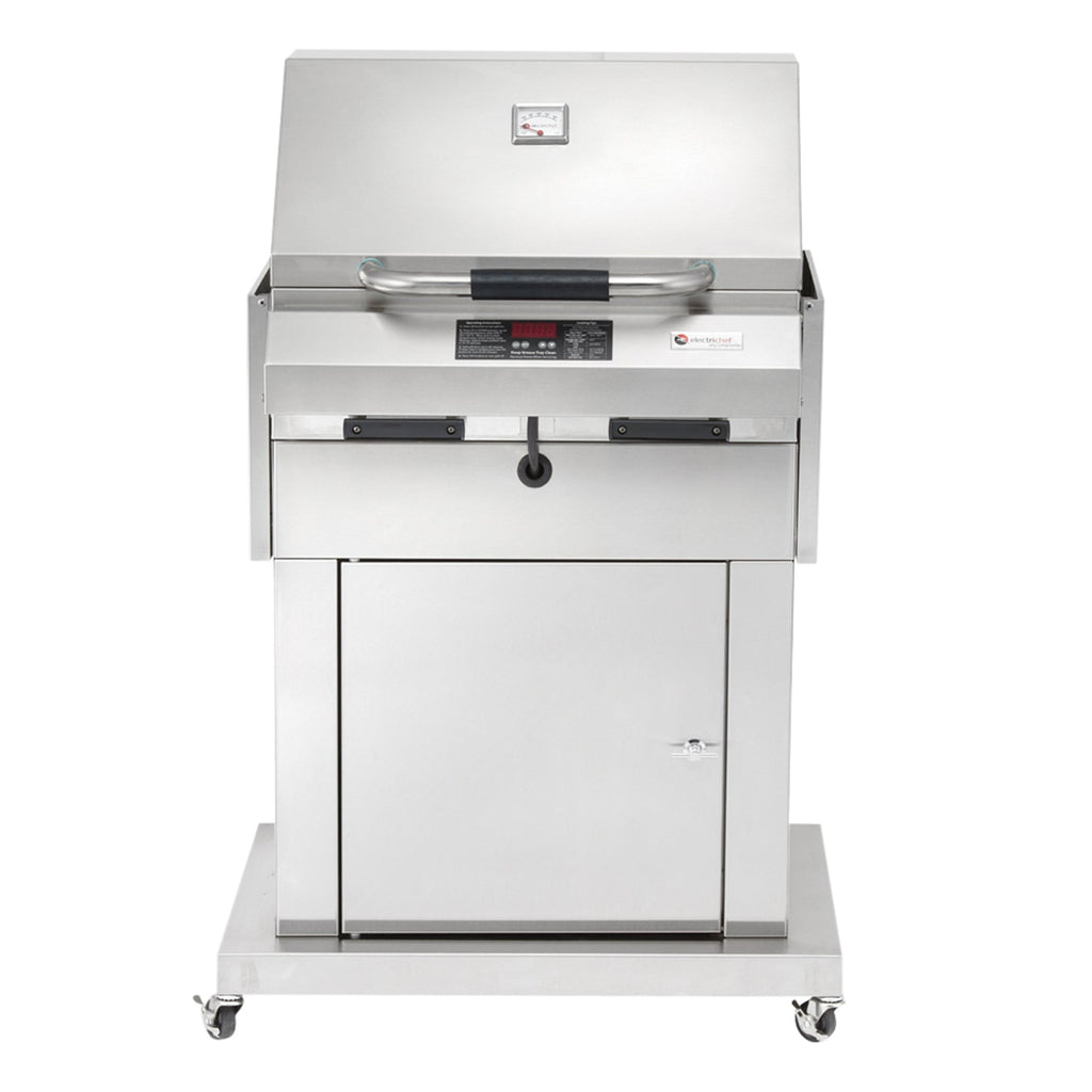 Electri-Chef Ruby 32-Inch 5280 Volt Electric Freestanding Grill On Cart With Single Temperature Control - 4400-EC-448-CB-S-32