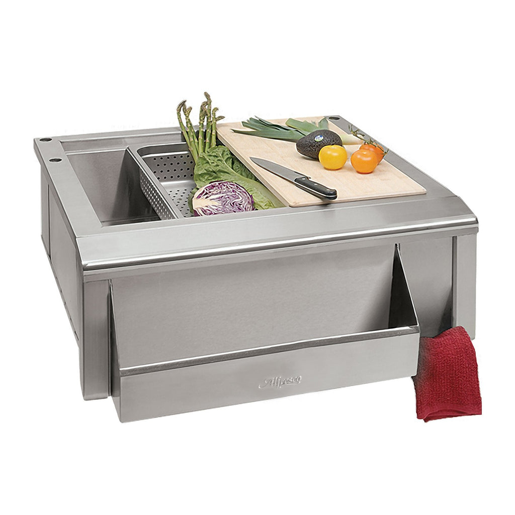 Alfresco 30-Inch Sink Preparation Accessory Package - SINK PACKAGE (does not include sink or cutting board)