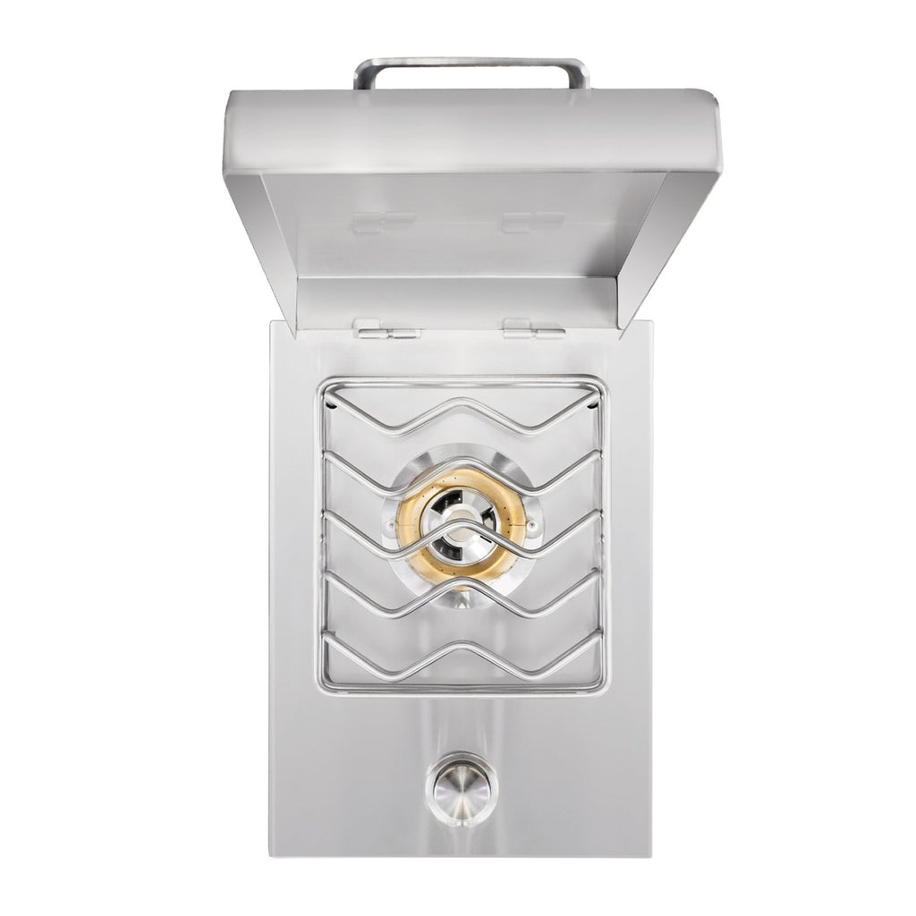 Summerset Natural Gas Built-In Single Side Burner w/ Removable Lid - SSSB1-NG