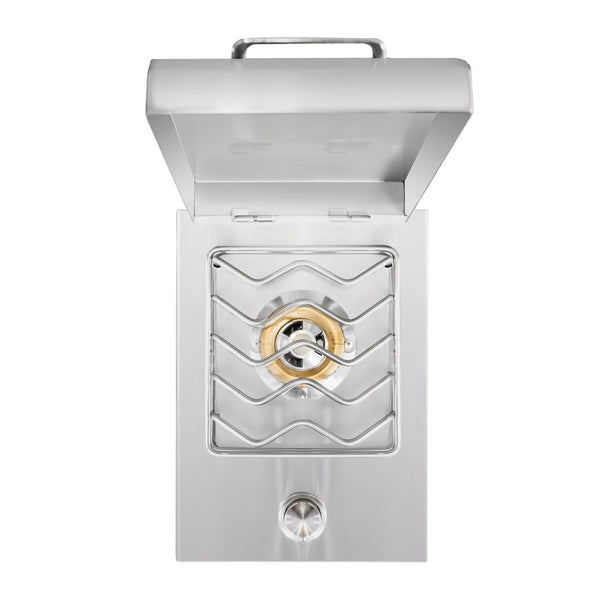 Summerset Natural Gas Built-In Single Side Burner w/ Removable Lid - SSSB1-NG