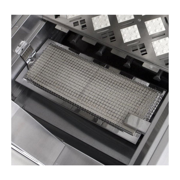 Hestan 42-Inch Natural Gas Freestanding Deluxe Grill with Double Side Burner, 1 Sear - 3 Trellis w/ Rotisserie in Turquoise - GMBR42CX2-NG-TQ