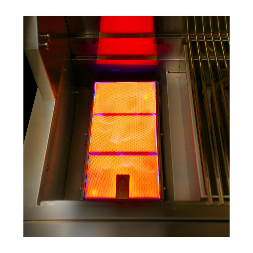 Alfresco ALXE 56-Inch Natural Gas Built-In Grill - 1 Sear Zone w/ Rotisserie and Side Burner - ALXE-56SZ-NG