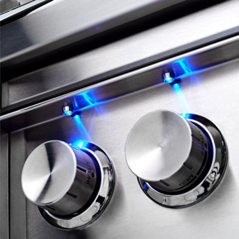 Sedona by Lynx 36-Inch Natural Gas Built-In Grill - 3 Stainless Steel Burners, w/ Rotisserie - L600R-NG