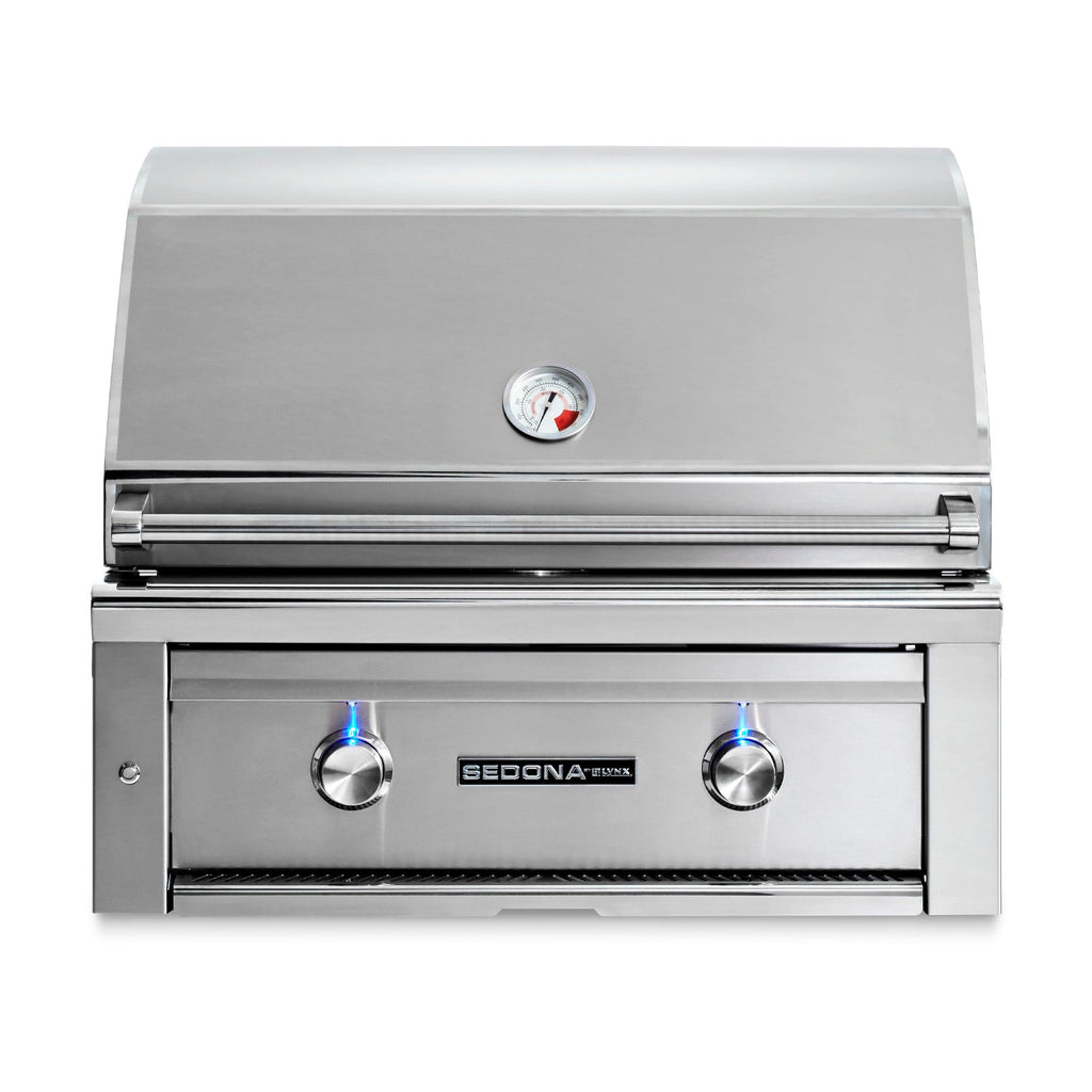 Sedona by Lynx 30-Inch Natural Gas Built-In Grill - 1 Stainless Steel Burner and 1 ProSear Burner - L500PS-NG