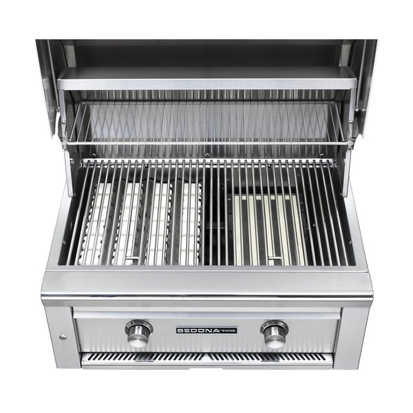 Sedona by Lynx 30-Inch Natural Gas Built-In Grill - 1 Stainless Steel Burner and 1 ProSear Burner - L500PS-NG