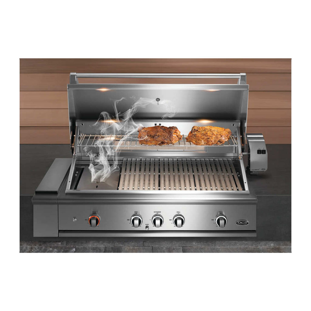 DCS Series 9 Evolution 36-Inch Propane Gas Built-In Grill w/ Rotisserie - BE1-36RC-L