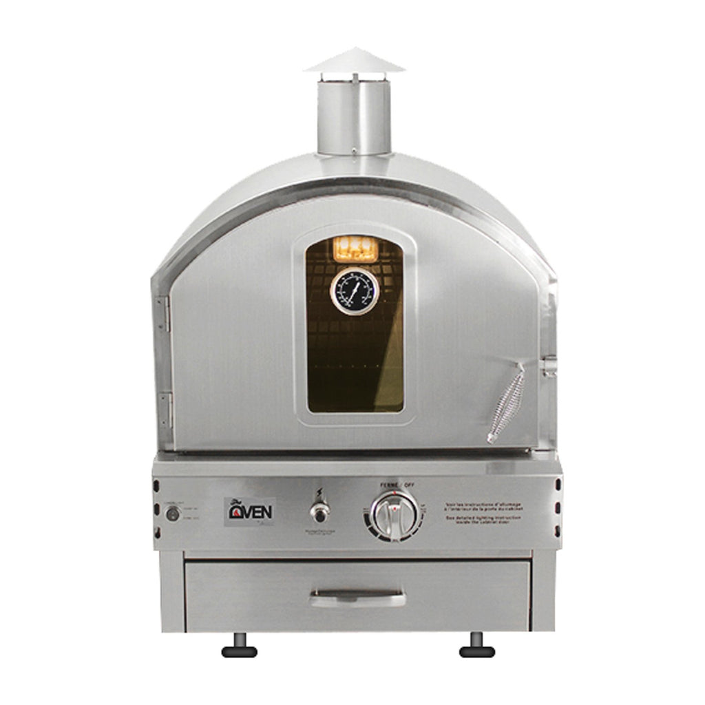 Summerset Propane Gas Built-In (Island Flange Kit Required) or Countertop Stainless Steel Outdoor Oven - SS-OVBI-LP