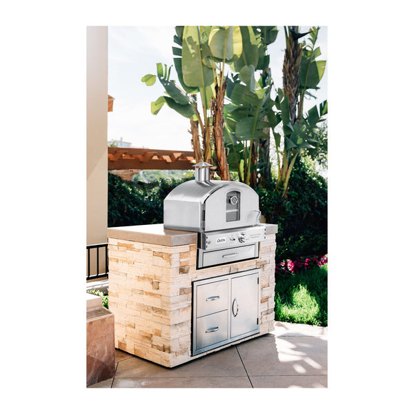 Summerset Propane Gas Built-In (Island Flange Kit Required) or Countertop Stainless Steel Outdoor Oven - SS-OVBI-LP