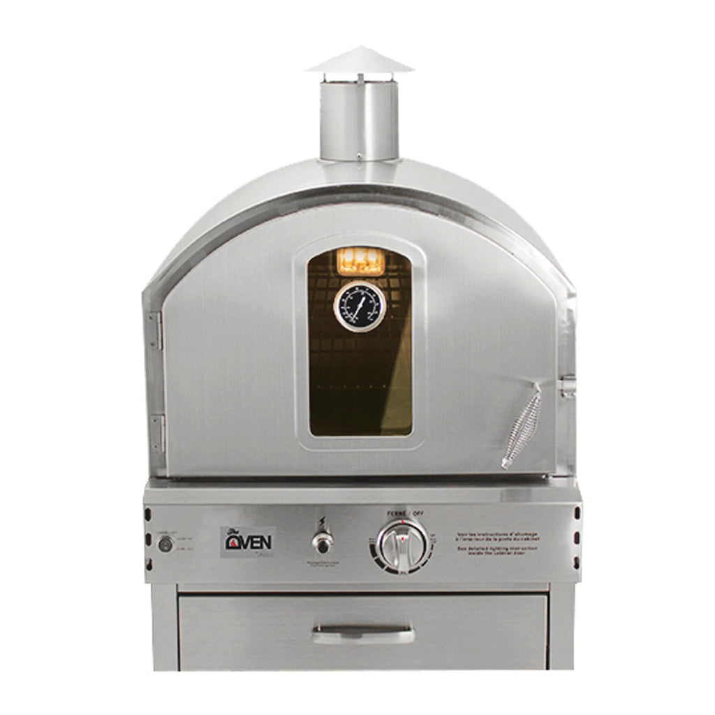 Summerset Propane Gas Built-In (Island Flange Kit Required) or Countertop Stainless Steel Outdoor Oven - SS-OVBI-LP