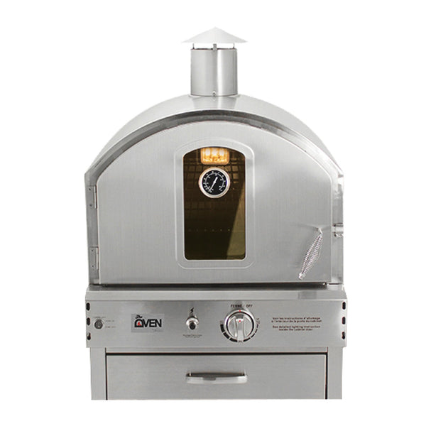 Summerset Propane Gas Built-In (Island Flange Kit Required) or Countertop Stainless Steel Outdoor Oven - SS-OVBI-LP