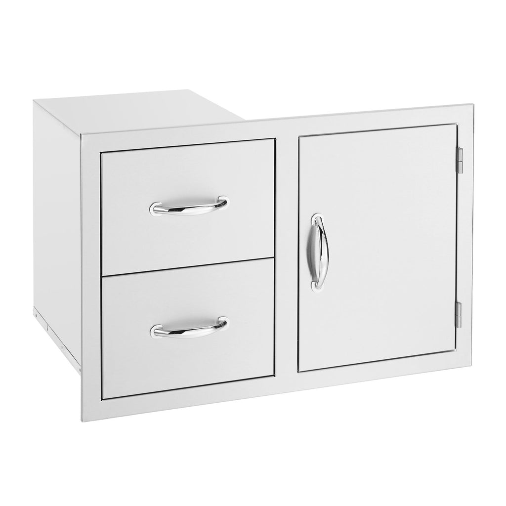 Summerset 30-Inch North American Stainless Steel 2-Drawer and Access Door Combo - SSDC2-30