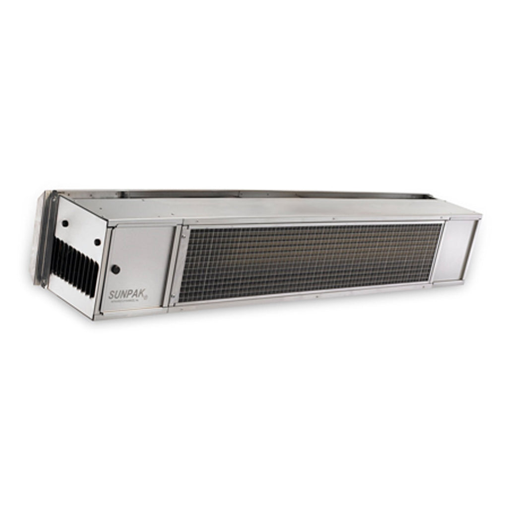 Sunpak Natural Gas Two Stage Heater 25,000 and 34,000 BTU, Includes ON-OFF-HI-LOW Hand Held Remote, Wireless Wall Control, SS Mounting Kit, and Power Adapter (Stainless Steel) - S34-S-TSR-NG