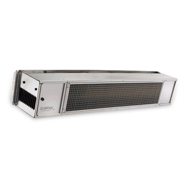 Sunpak Natural Gas Two Stage Heater 25,000 and 34,000 BTU, Includes ON-OFF-HI-LOW Hand Held Remote, Wireless Wall Control, SS Mounting Kit, and Power Adapter (Stainless Steel) - S34-S-TSR-NG