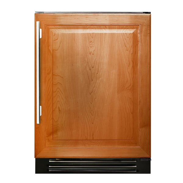 True 24-Inch Undercounter Beverage Center with Solid Panel Ready Door, 2 Interior Glass Shevles and 1 Wine Shelf (Right Hinge) - TBC-24-R-OP-C