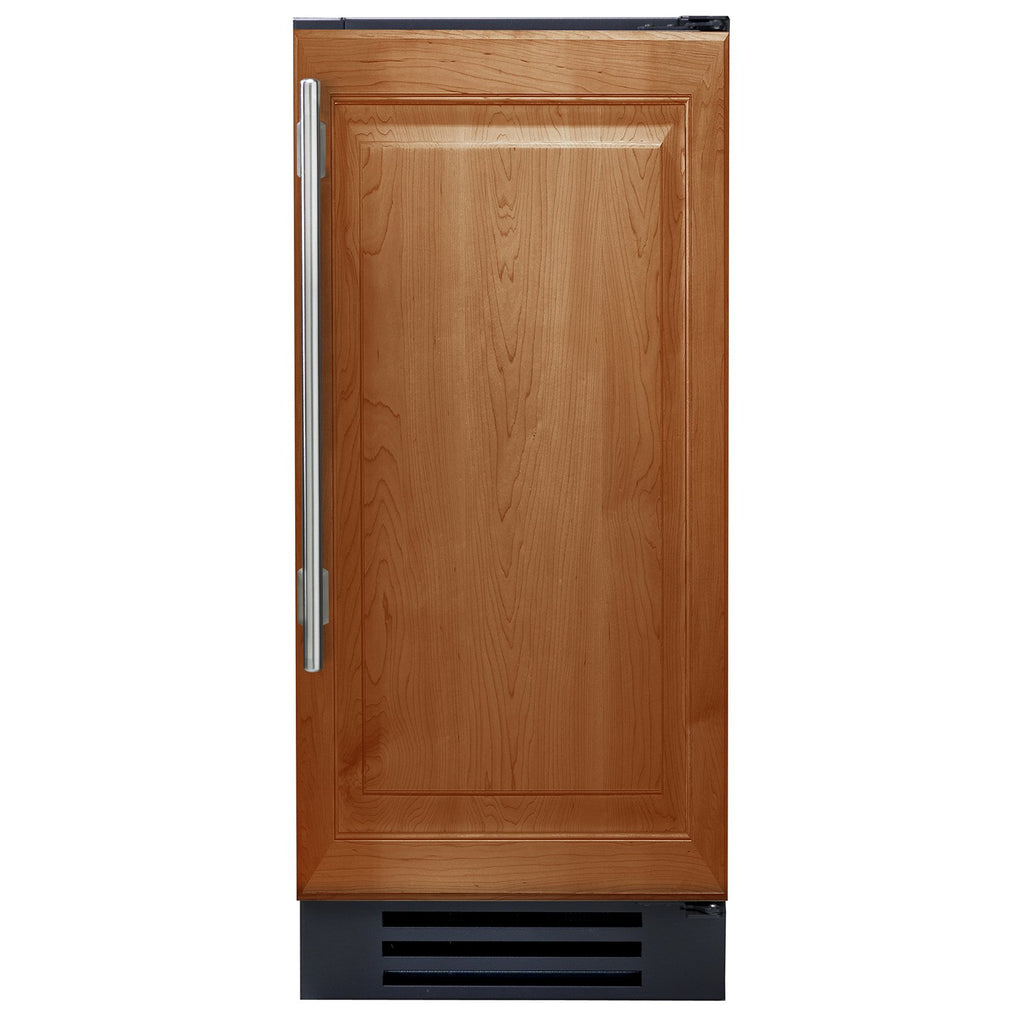 True 15-Inch Clear Ice Machine with Solid Panel Ready Door (Right Hinge) - TUI-15-R-OP-D