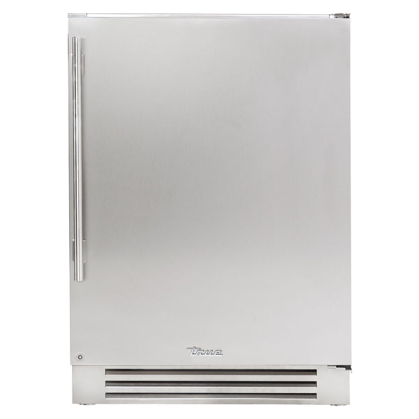 True 24-Inch Undercounter Refrigerator with Stainless Steel Door and 2 Glass Shelves (Right Hinge) - TUR-24-R-SS-C