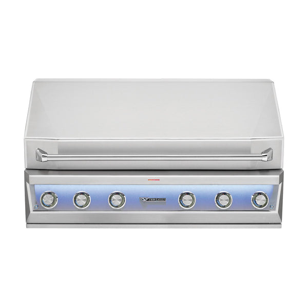 Twin Eagles 54-Inch Natural Gas Built-In Eagle One Super Premium Grill w/ Black Glass Infrared Rotisserie Burner and Sear Zone - TE1BQ54RS-N