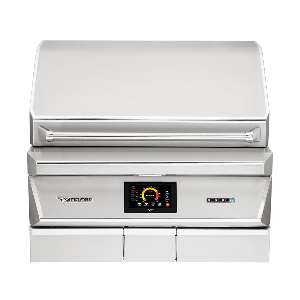 Twin Eagles 36-Inch Built-In Pellet Grill and Smoker w/ Wi-Fi Controller - TEPG36G