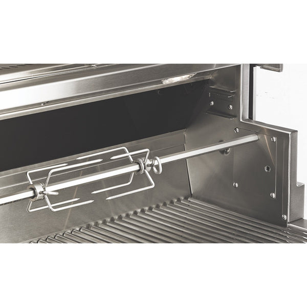Twin Eagles 54-Inch Propane Gas Built-In Eagle One Super Premium Grill w/ Black Glass Infrared Rotisserie Burner and Sear Zone - TE1BQ54RS-L