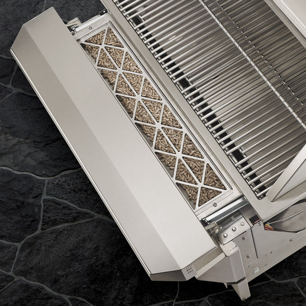 Twin Eagles 36-Inch Built-In Pellet Grill and Smoker w/ Wi-Fi Controller and Rotisserie - TEPG36R