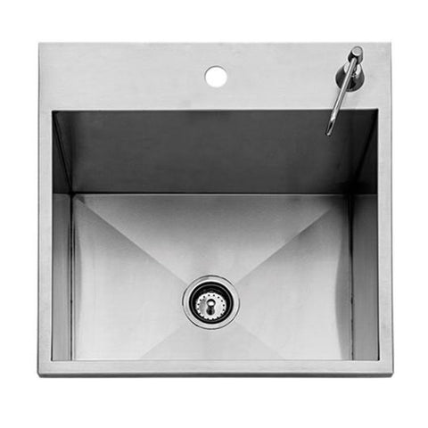 Twin Eagles 24-Inch Outdoor Sink with Stainless Steel Cover (Faucet Not Included) - TEOS24-B