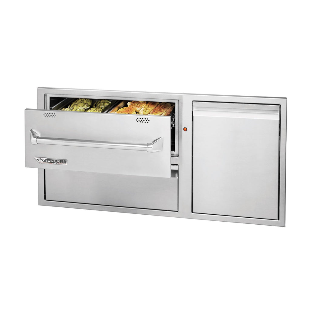 Twin Eagles 42-Inch Warming Drawer Combo - TEWD42C-C