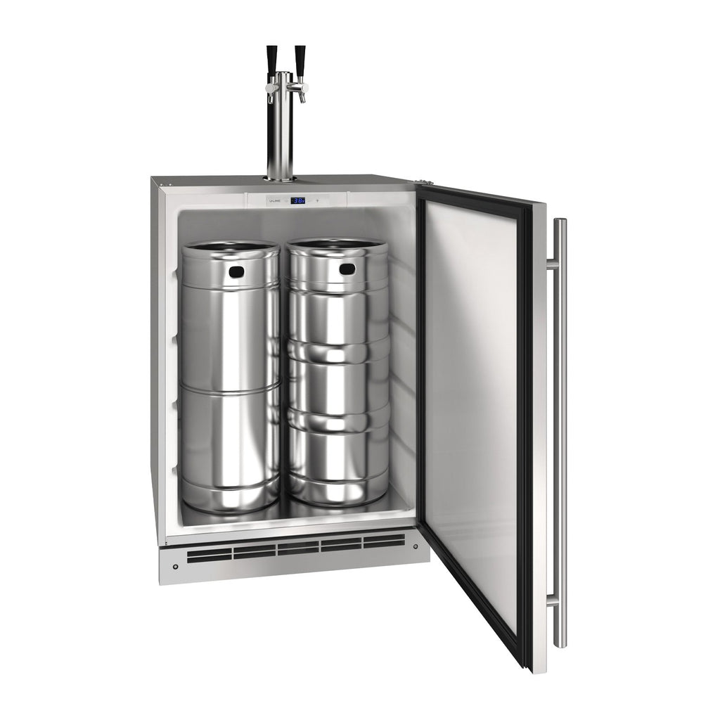 Outdoor Rated Kegerator - Stainless Steel