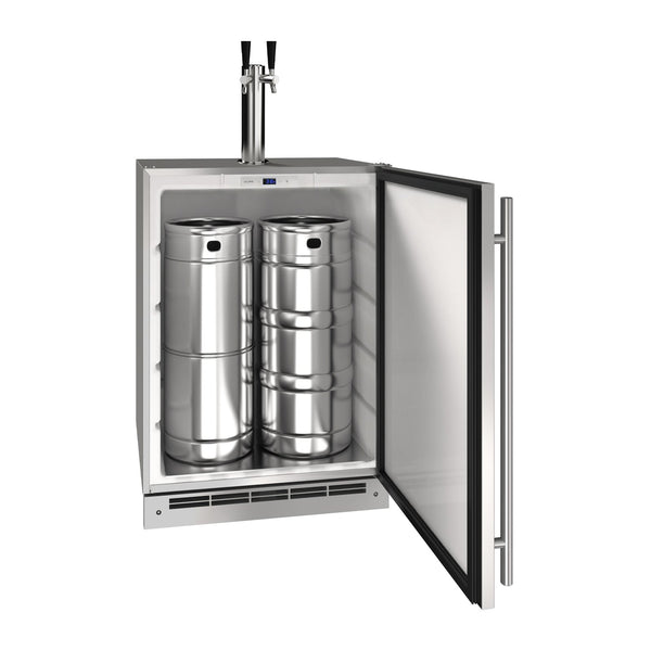 Outdoor Rated Kegerator - Stainless Steel