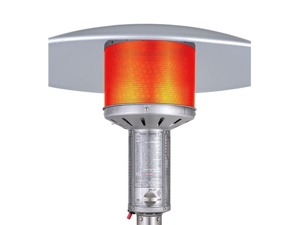 Patio Comfort Propane Gas Patio Heater w/ Push Button Ignition (Stainless Steel) - PC02SS